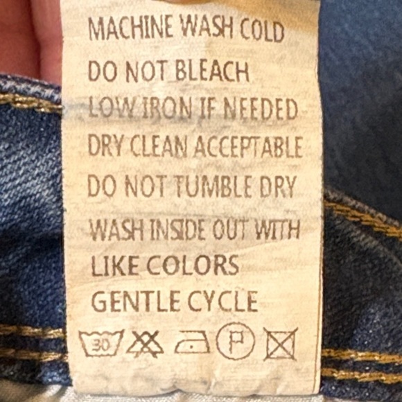 Luvamia Classic Wide Leg Blue Denim Women’s Jeans Size 12 - Picture 8 of 12